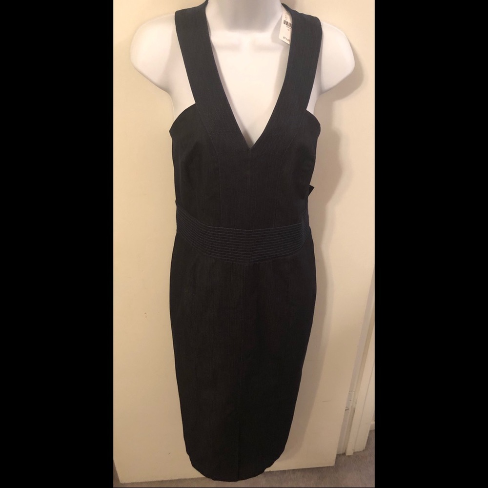 Lovely Ny&Co Dark Blue Denim Dress